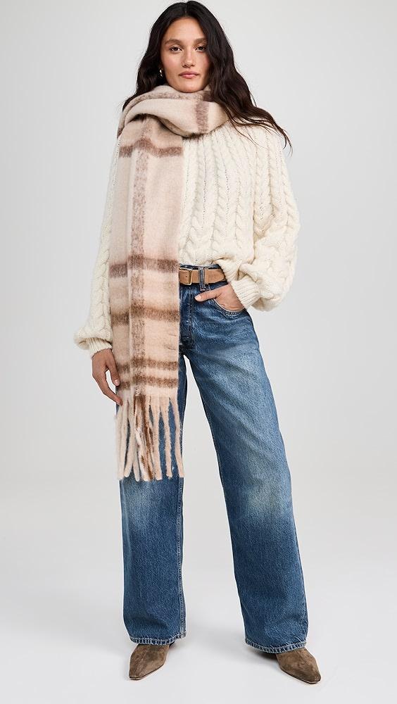 Faherty Frost Cable Knit Alpaca Sweater | Shopbop Product Image