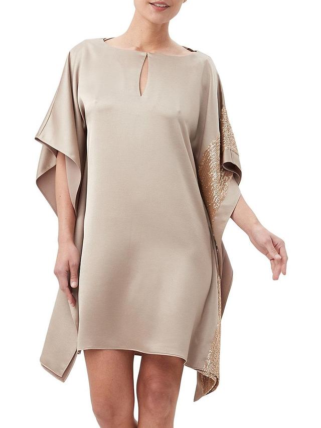 Womens Renna Cape Keyhole Dress Product Image