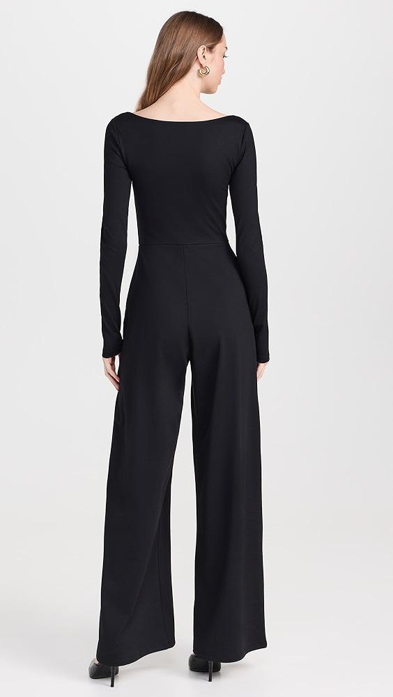 Susana Monaco Sweetheart Long Sleeve Jumpsuit 32" | Shopbop Product Image