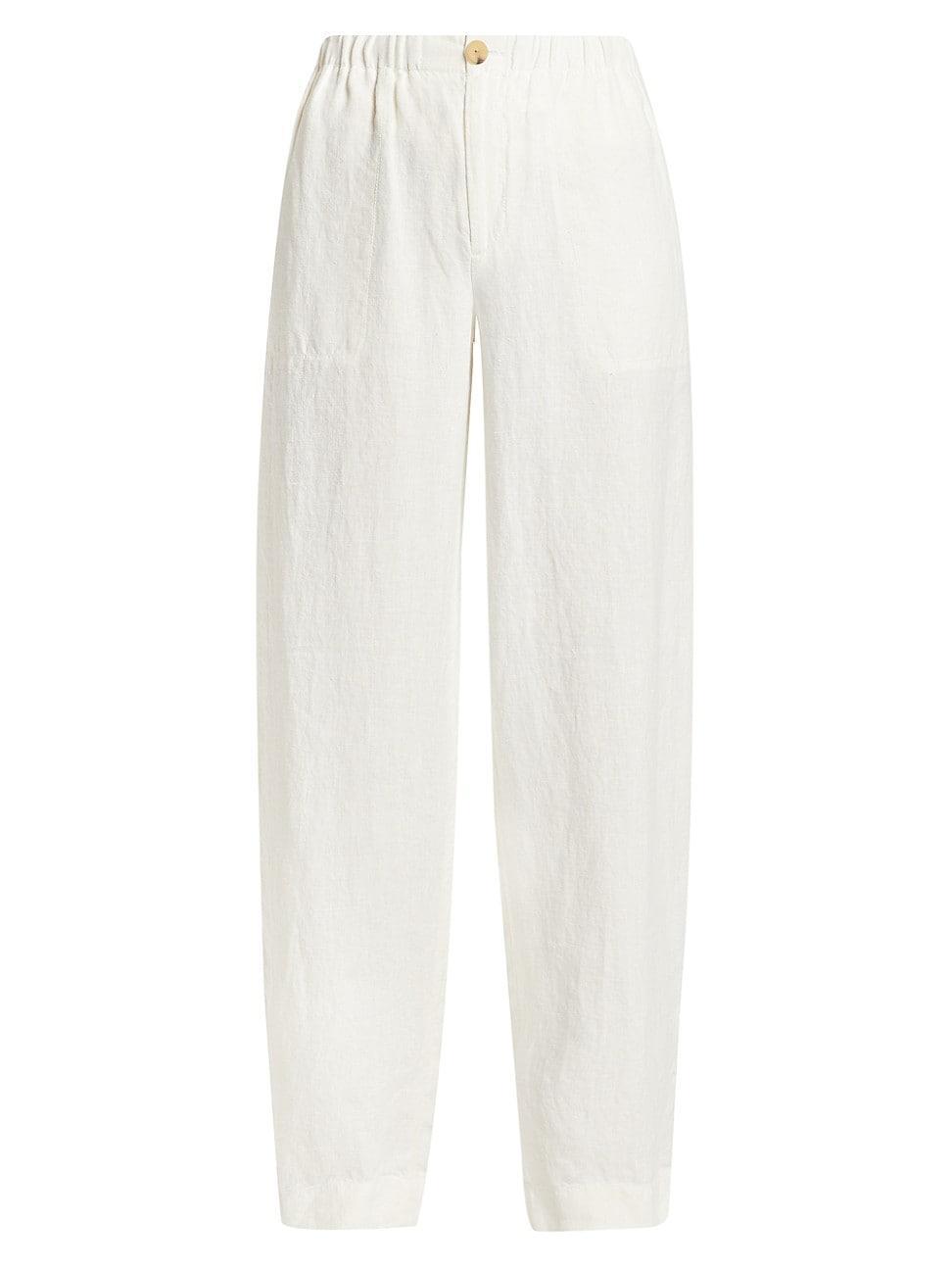 Vince Hemp Utility Pant (Off White) Women's Dress Pants Product Image