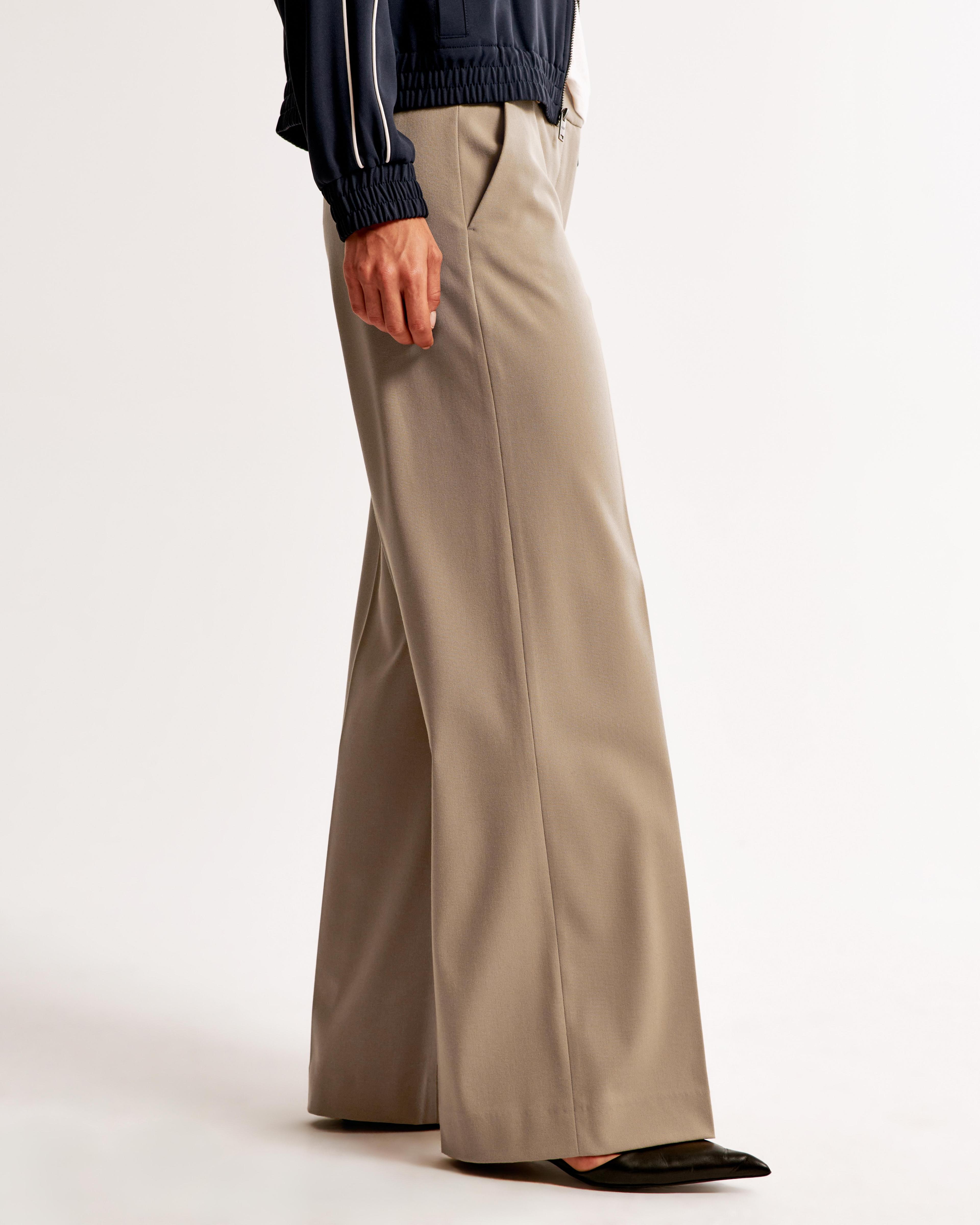 Low Rise Tailored Wide Leg Pant Product Image