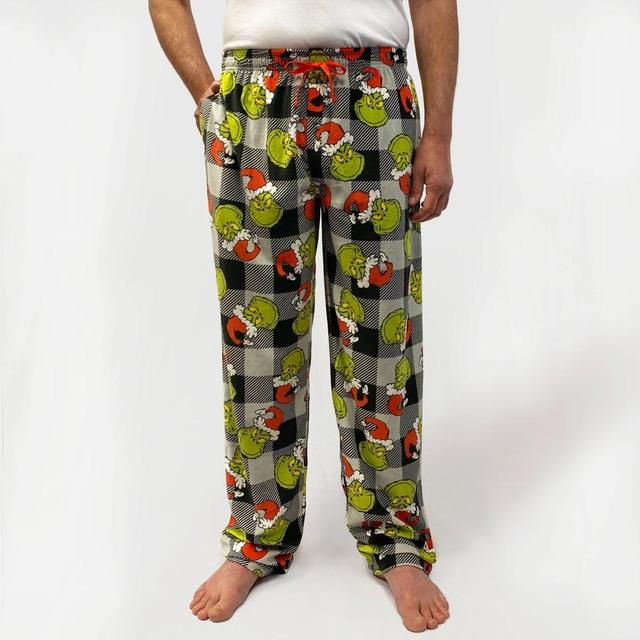 Mens Grinch Fleece Pajama Pants Product Image