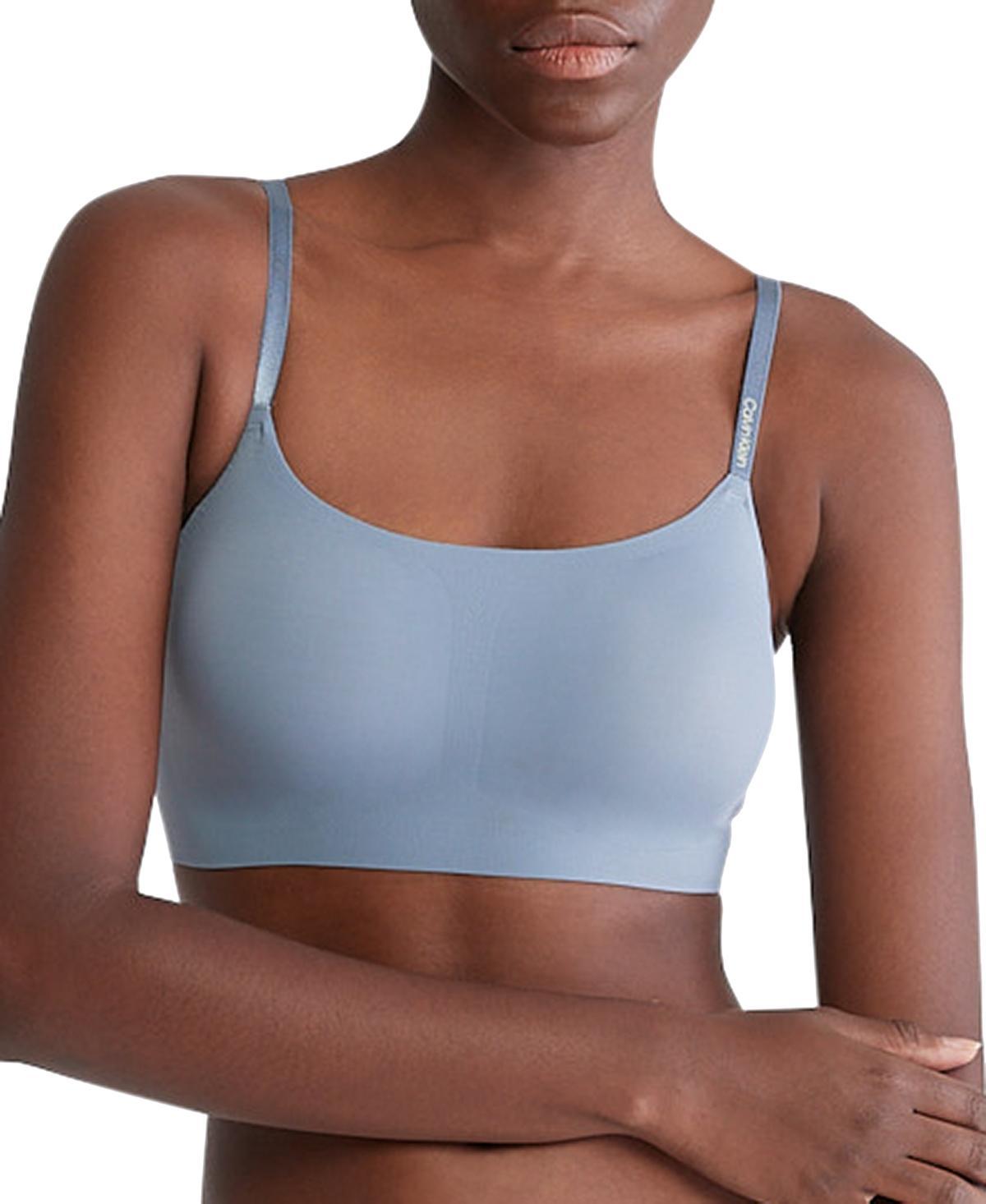 Calvin Klein Invisibles Comfort Lightly Lined Retro Bralette QF4783, Womens Product Image