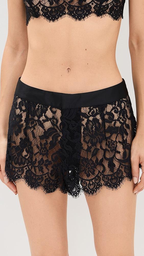 For Love & Lemons Zeta Lace Shorts | Shopbop Product Image