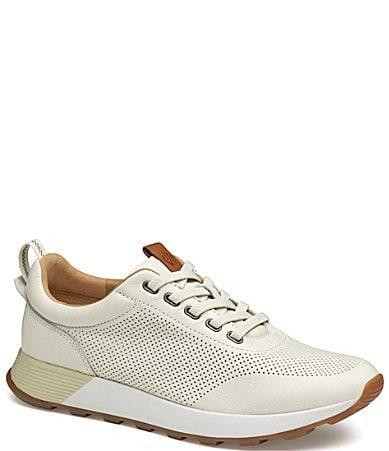 Johnston  Murphy Mens Kinnon Perforated Leather Slip Product Image