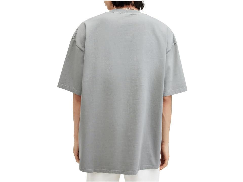 AllSaints Laser Short Sleeve Crew (Skyline Grey) Men's T Shirt Product Image