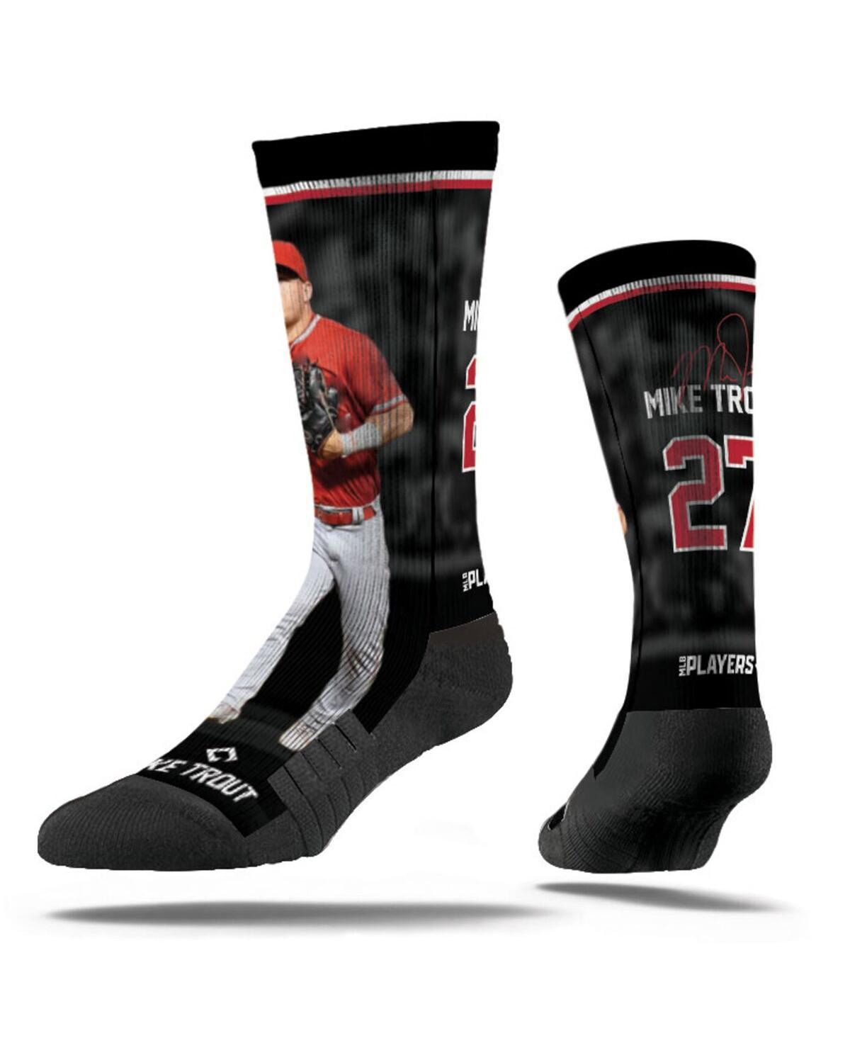 Strideline Mike Trout Los Angeles Angels Walk Off Premium Full Sub Crew Socks, Mens Product Image