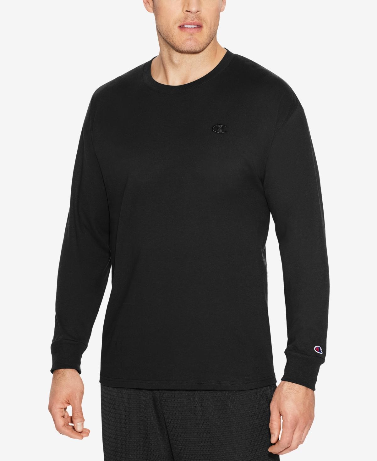 Champion Mens Long-Sleeve Jersey T-Shirt Product Image