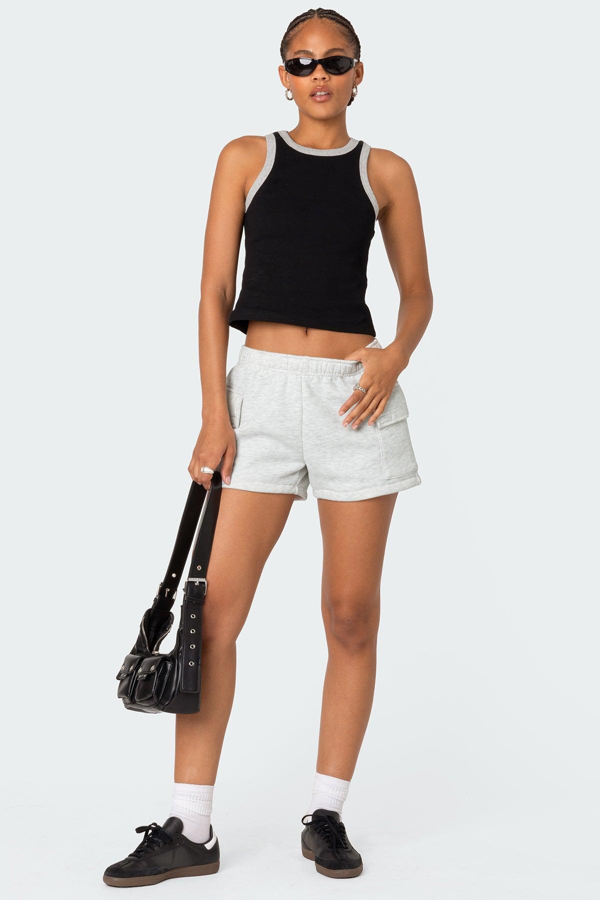 Wes Contrast Ribbed Tank Top Product Image