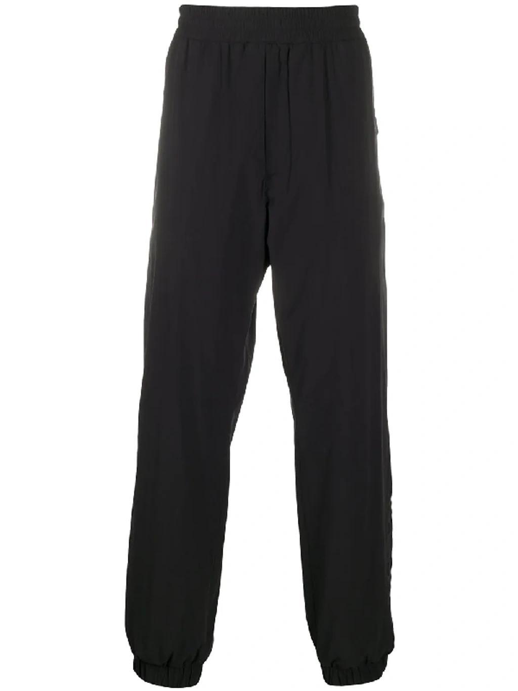 Pull-on Cuffes Track Trousers In Black Product Image