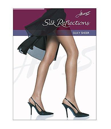 Hanes Silk Reflections Women's Panty Hose (Jet) Hose Product Image