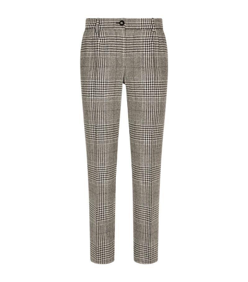 Wool Houndstooth Trousers In Multi product image