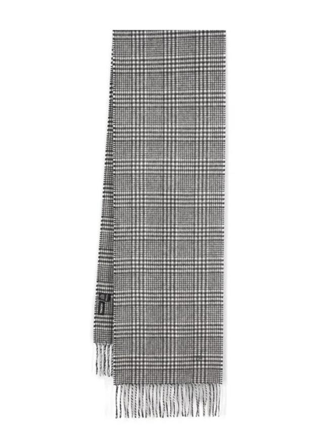 TOM FORD Logo-embroidered Scarf In Grey Product Image