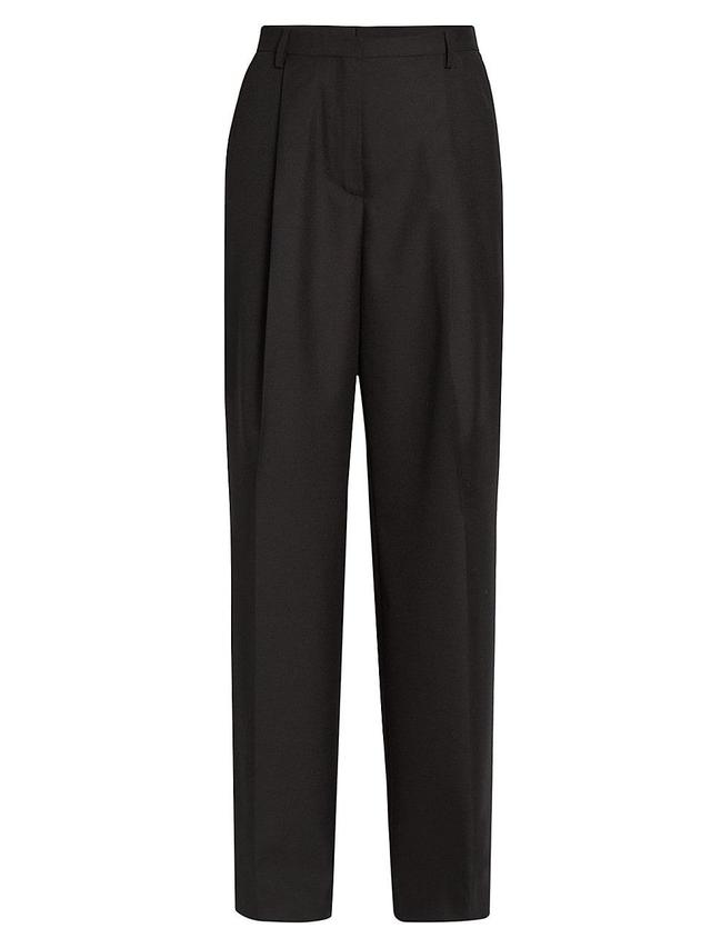 Womens Portia Pleated Wool Pants Product Image