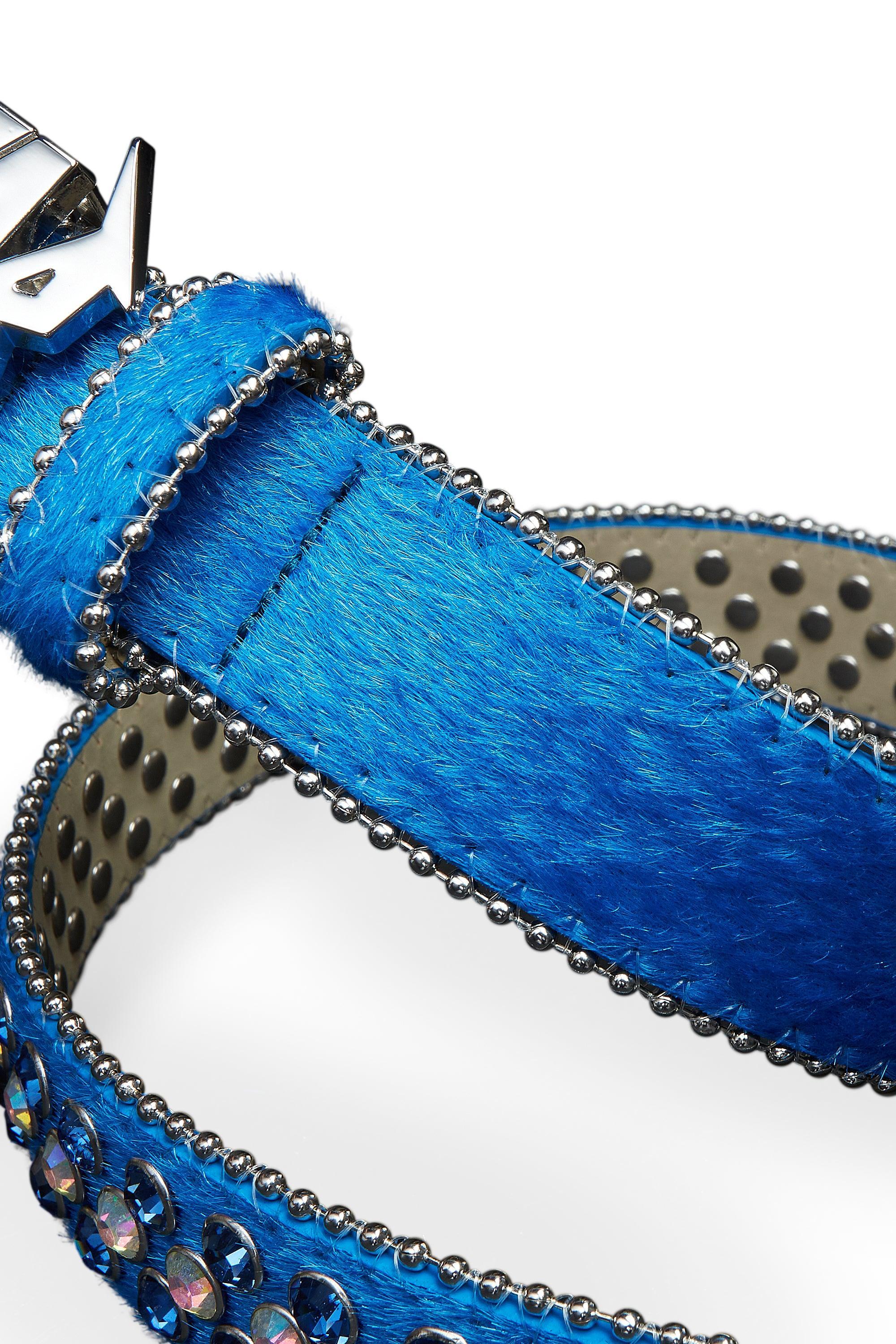 Silas Blue Rockstar Logo Belt Male Product Image