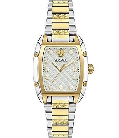 Versace Womens Swiss Two-Tone Stainless Steel Bracelet Watch 45x36mm Product Image