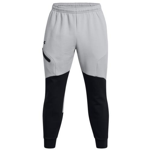 Under Armour Mens Under Armour Unstoppable Fleece Joggers - Mens Black/Mod Grey/Black Product Image