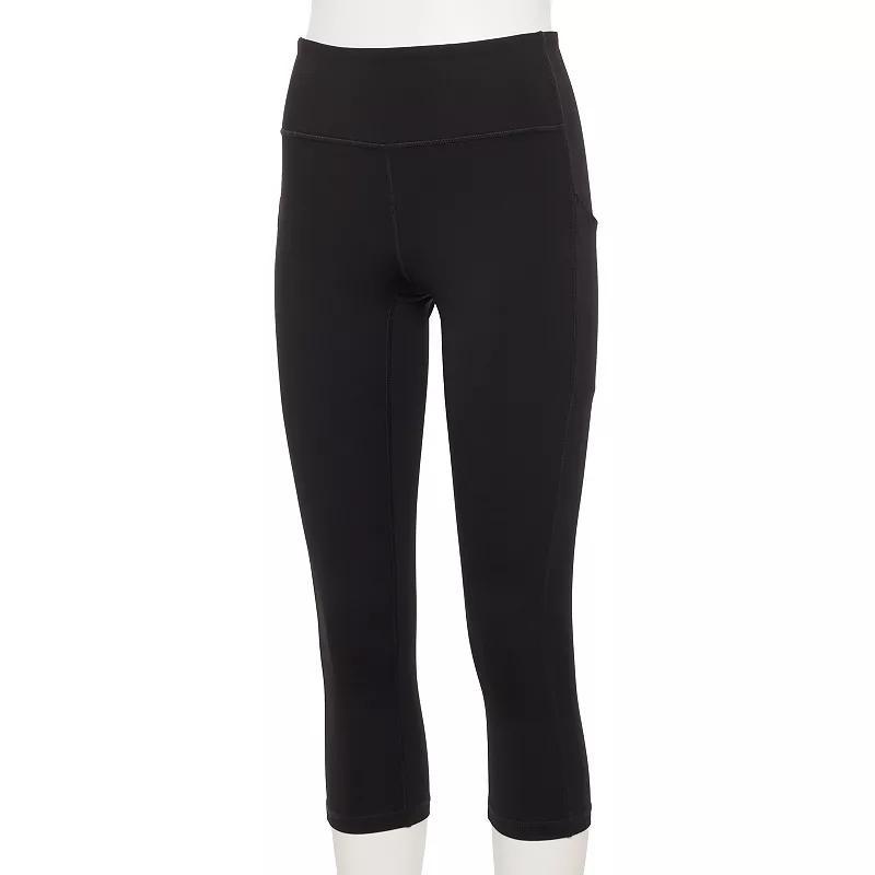 Womens Tek Gear Ultrastretch Pocket High-Waisted Capri Leggings Product Image