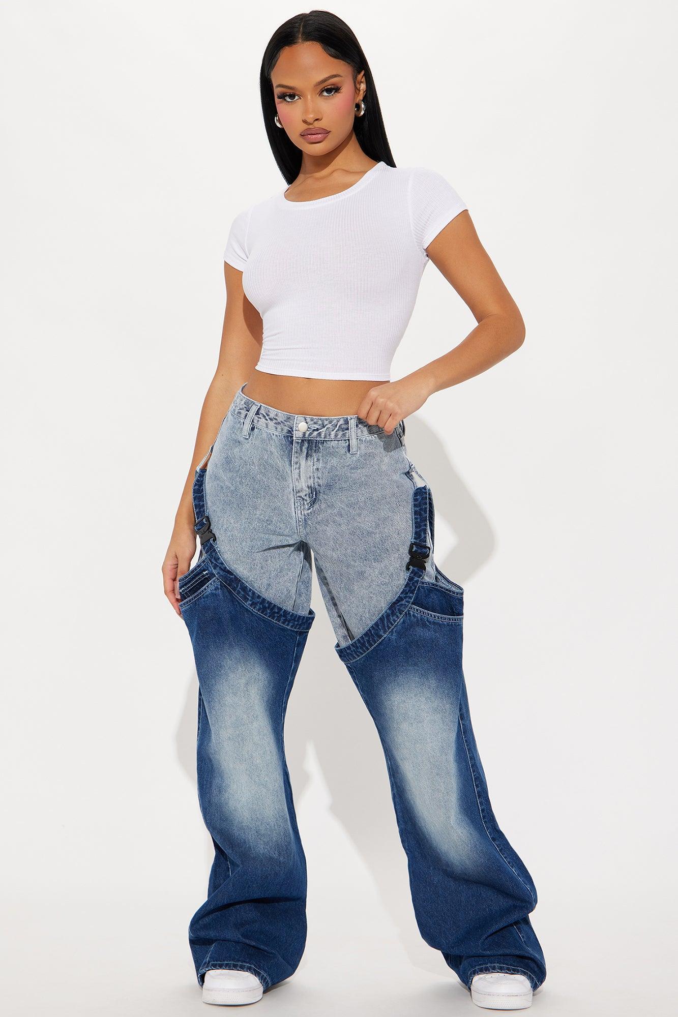 In The Mojave Wide Leg Jeans - Medium Wash Product Image