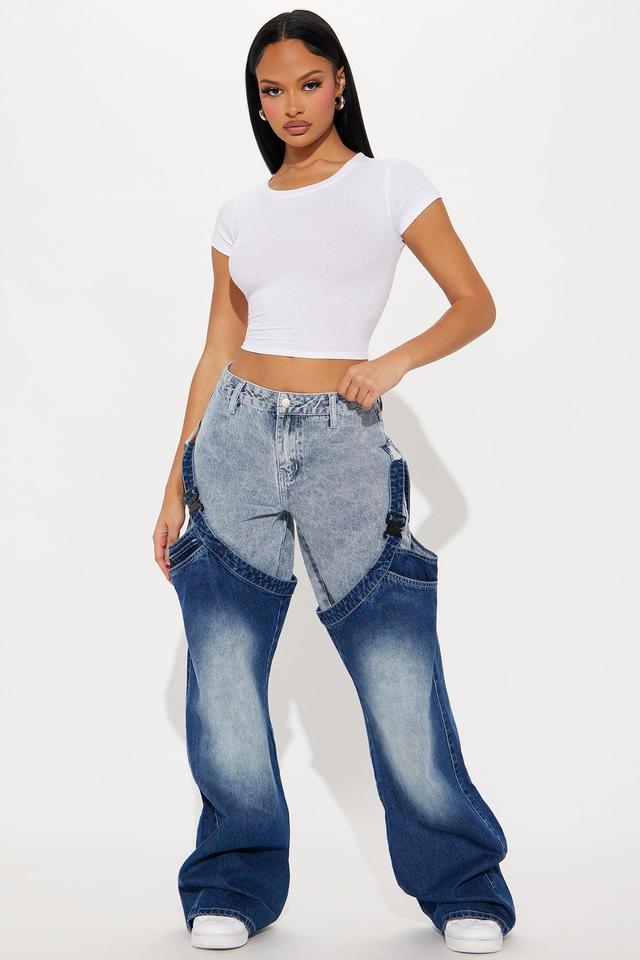 In The Mojave Wide Leg Jeans - Medium Wash Product Image