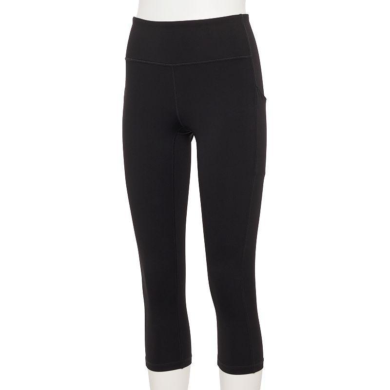 Womens Tek Gear Ultrastretch Pocket High-Waisted Capri Leggings product image