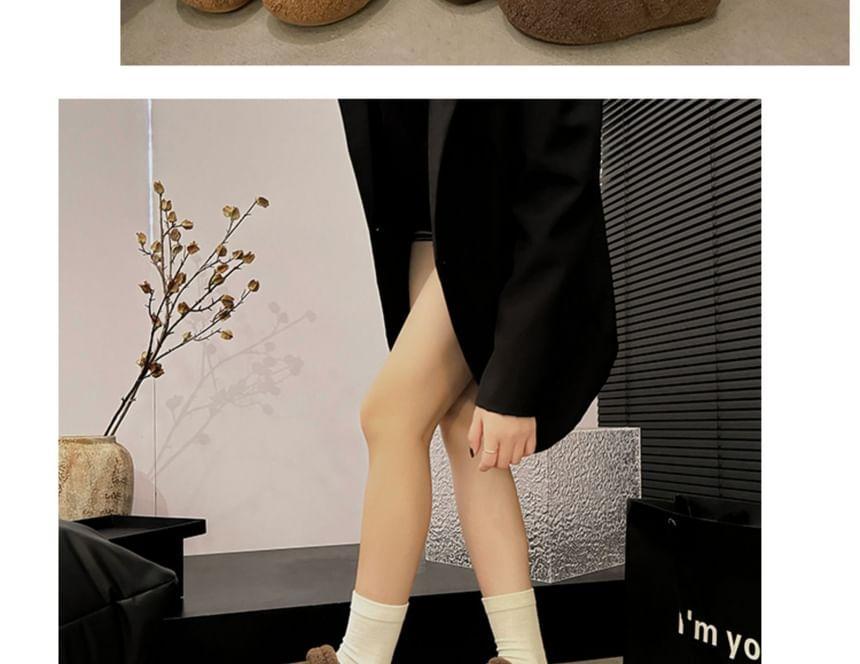 Plain Fluffy Clogs Product Image