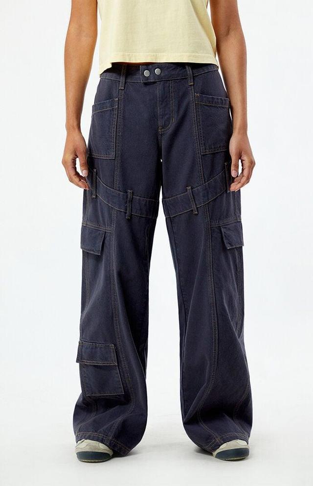 Women's Low Rise Baggy Cargo Pants - Product Image