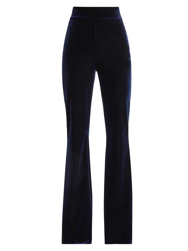 Womens Venus Velvet Flared Pants Product Image