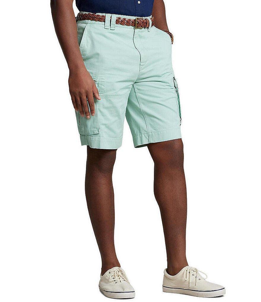 Polo Ralph Lauren Big & Tall 9.25#double; Inseam and Relaxed-Fit Slub Twill Cargo Shorts Product Image