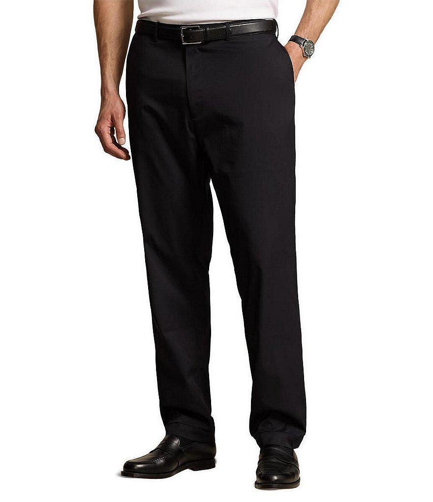 Polo Ralph Lauren Big & Tall Tailored Fit Flat Front Performance Twill Pants Product Image