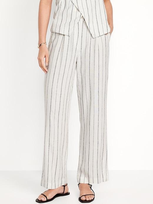 Extra High-Waisted Wide-Leg Taylor Pants Product Image