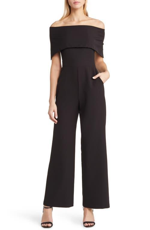 Vince Camuto Off the Shoulder Jumpsuit Product Image