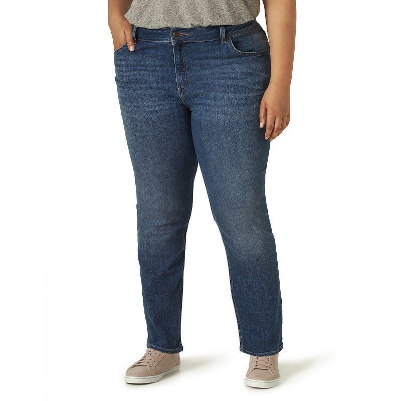 Plus Size Lee Legendary Straight Leg Jeans, Womens product image