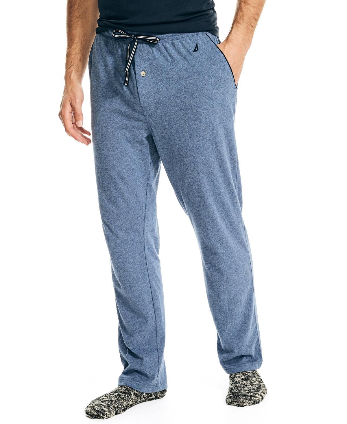 Nautica Knit Sleep Pants Indigo Heather) Men's Pajama Product Image