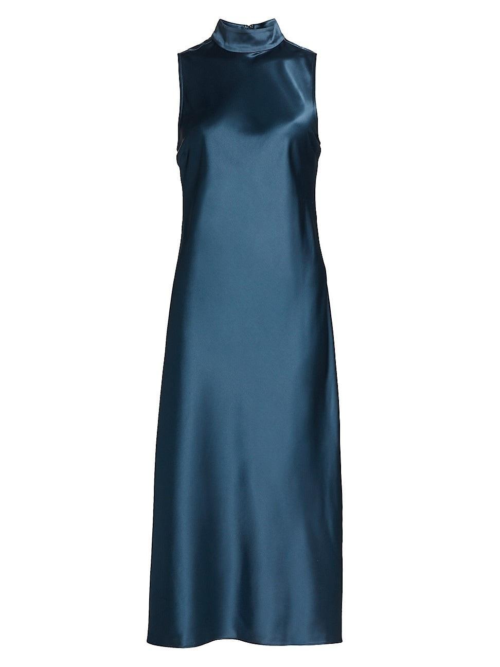 Womens Ulani Satin Sleeveless Midi-Dress Product Image