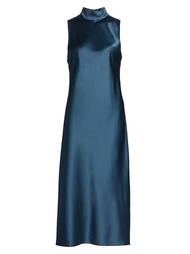 Womens Ulani Satin Sleeveless Midi-Dress Product Image