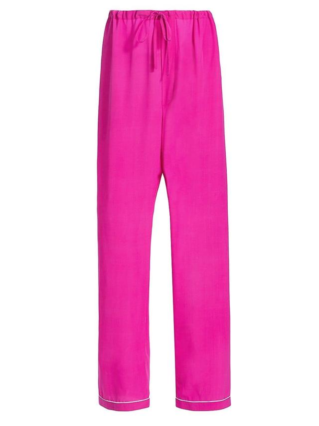 Womens Jasmine Silk Pajama Pants Product Image