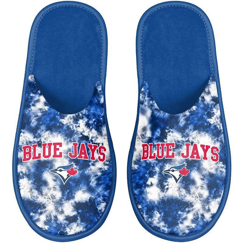 Womens FOCO Toronto Blue Jays Iconic Logo Scuff Slippers Jay Blue Product Image