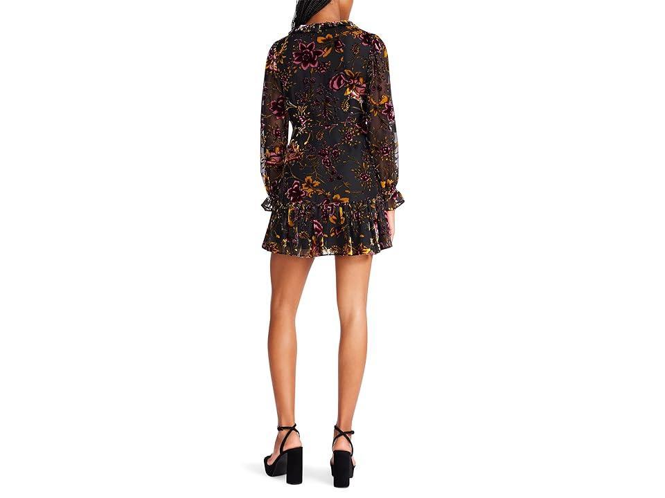 Betsey Johnson Burnout Velvet Wrap Dress Women's Dress Product Image