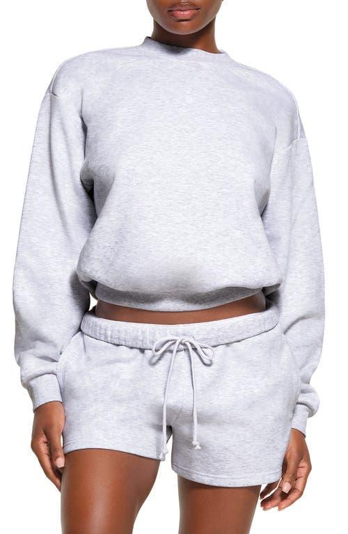 Womens Cotton-Blend Crewneck Sweatshirt Product Image