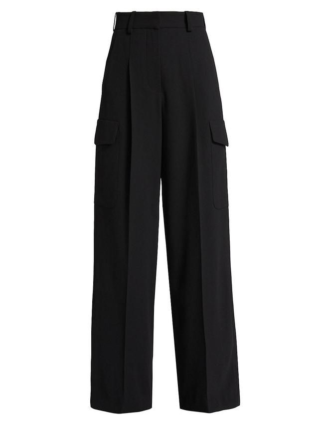 Womens Fara Crepe Straight Pants Product Image