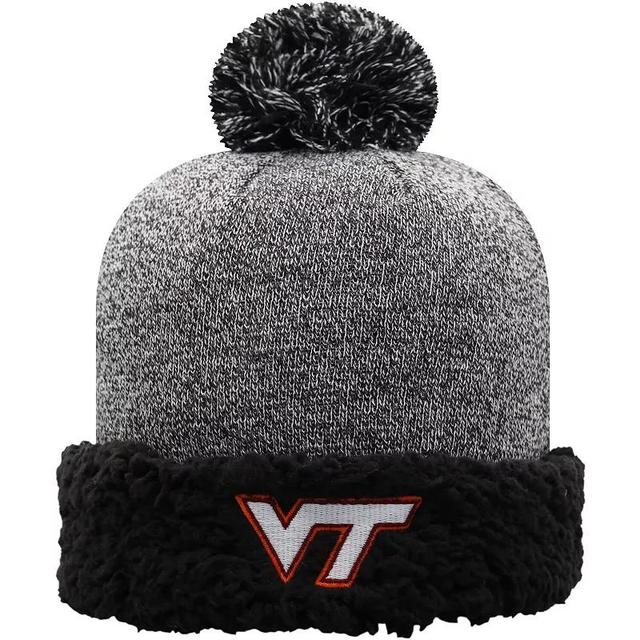 Womens Top of the World Virginia Tech Hokies Snug Cuffed Knit Hat with Pom Product Image