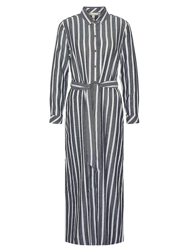 Barbour Annalise Stripe Long Sleeve Shirtdress Product Image