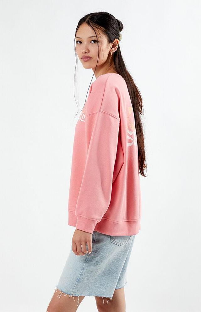 Roxy Women's Lineup Oversized Crew Neck Sweatshirt Product Image