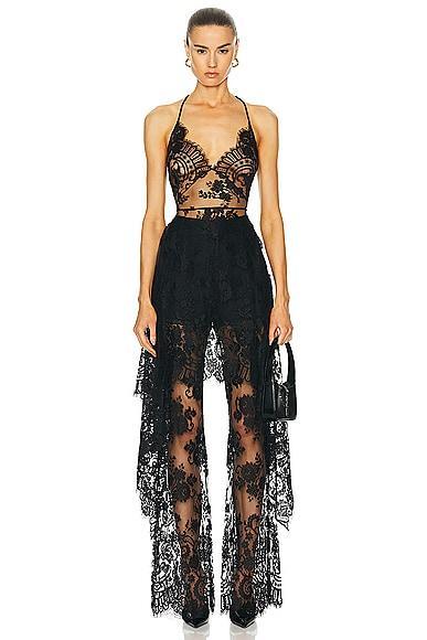 Monse Tie Back Lace Top Product Image