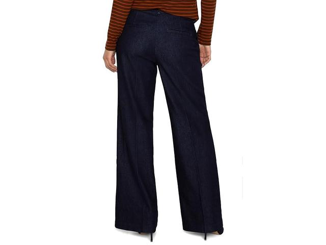 Liverpool Los Angeles Kelsey Wide Leg Trouser Mid Rise Polished Denim (Indigo Rinse) Women's Dress Pants Product Image