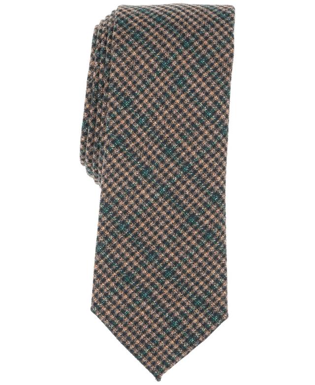 Bar Iii Mens Smith Metallic Plaid Tie, Created for Macys Product Image