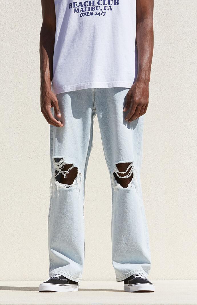 PacSun Men's Baggy Ripped Jeans Product Image