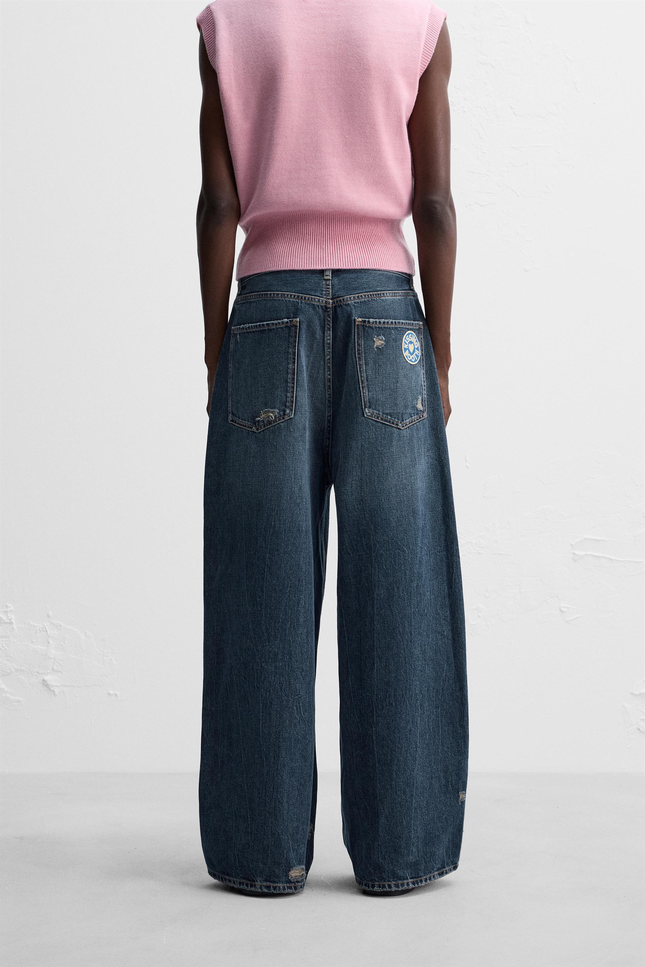 RIPPED BAGGY FIT JEANS X HARRY LAMBERT Product Image