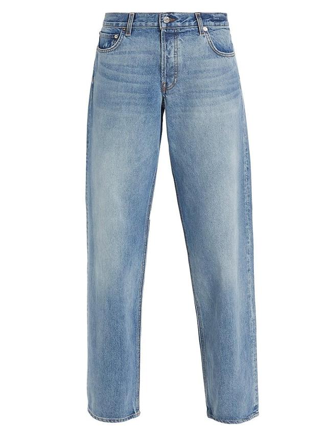 Womens Low-Rise Rigid Boyfriend Jeans Product Image